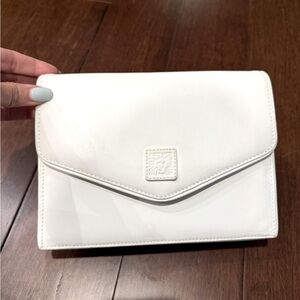 Anne Klein Elegant White Clutch